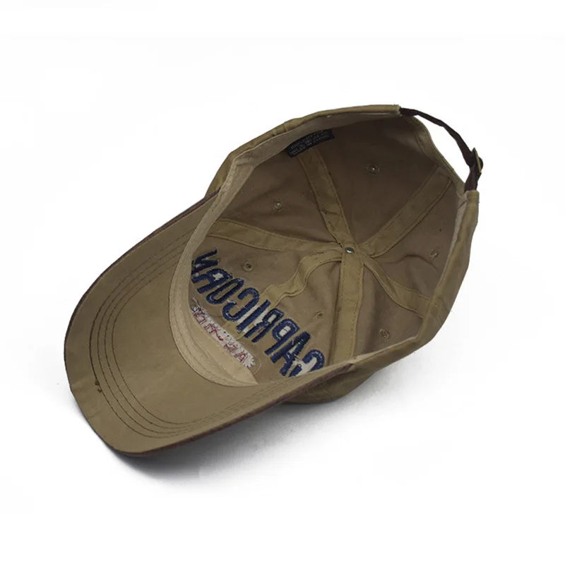 Spring New Patchwork Embroidery Baseball Cap