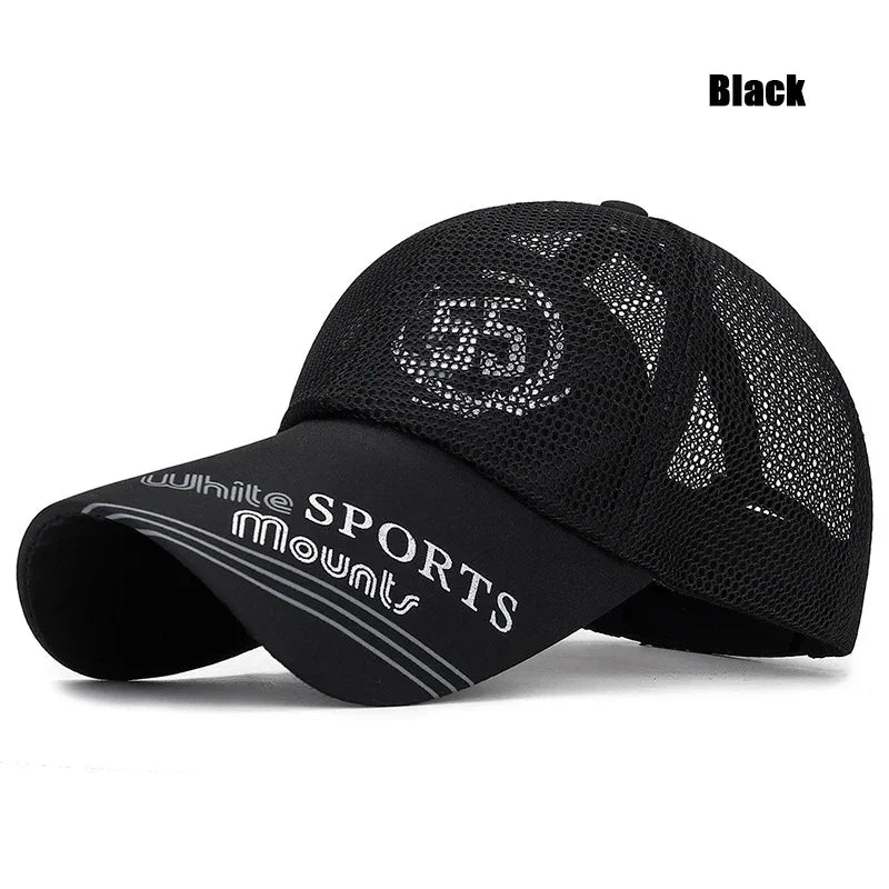 Fashion Accessories Print Pattern Breathable Brim Baseball Cap Unisex Outdoor
