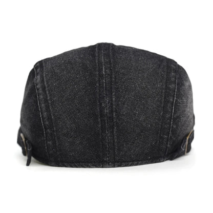 Four Seasons Washed Denim Newsboy Cap