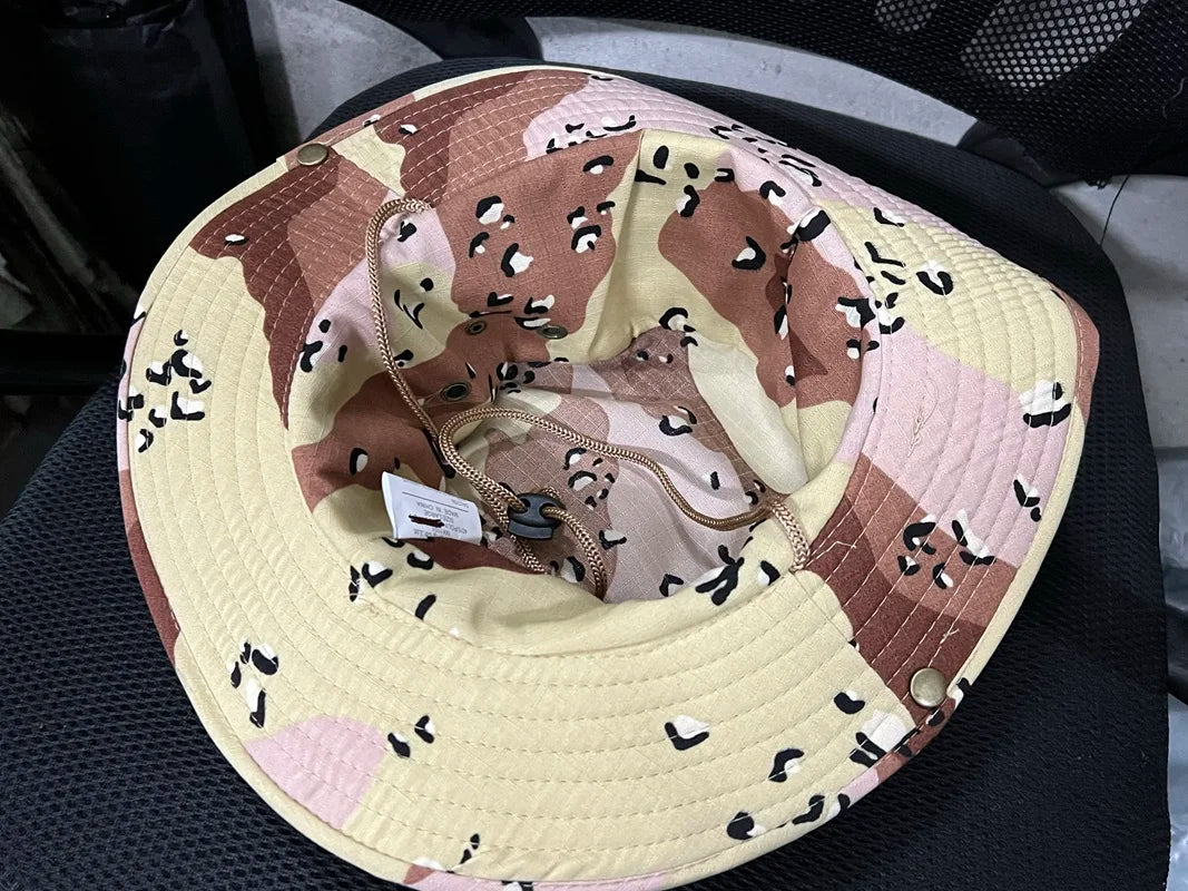 Six Color Desert Chocolate Crumbs, Six Sand Sun Protection Round Edged Mud Hat