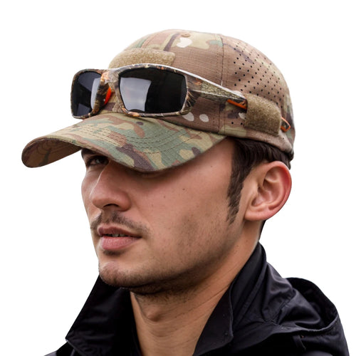 New Men Camouflage Baseball Cap Breathable Sunscreen Hat