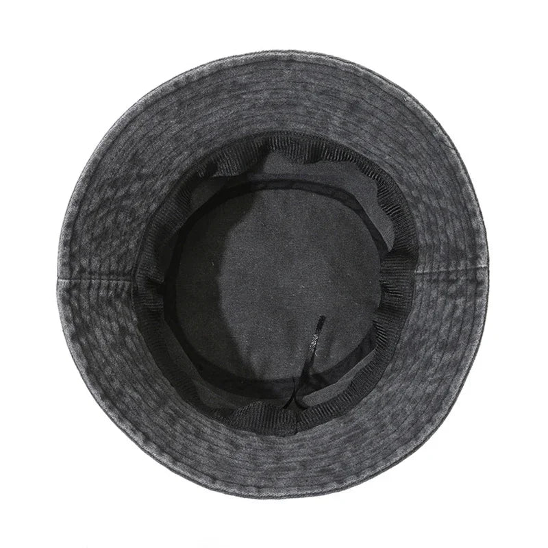 Silly Goose Washed Cotton Bucket Hat for Men Women Vintage