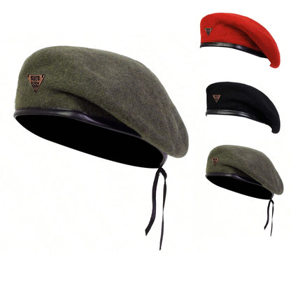 Autumn And Winter Warm Berets Flat Caps