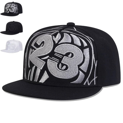 Unisex 23 Basketball Embroidery Hip-hop Hats Spring Autumn