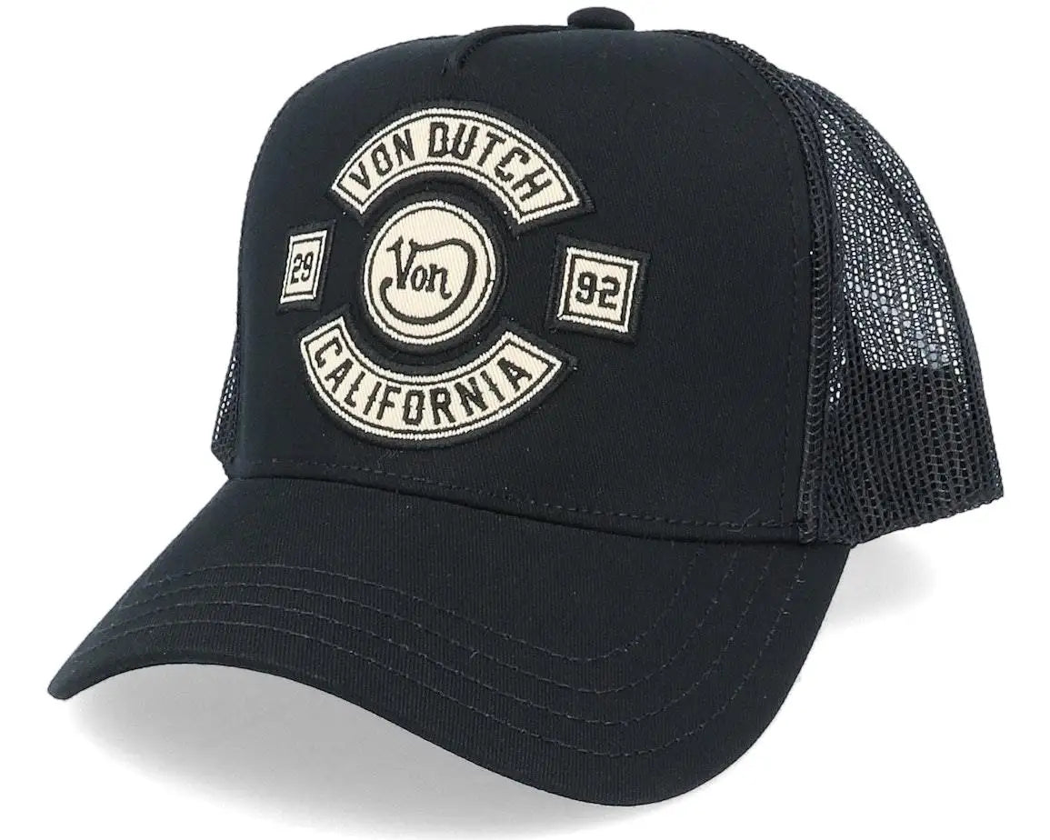 Casual Fashion VON Baseball Cap Breathable Shade Alphabet Embroidery Sunblock Mesh Embroidered DUTCH Trucker Hat