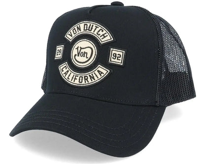 Casual Fashion VON Baseball Cap Breathable Shade Alphabet Embroidery Sunblock Mesh Embroidered DUTCH Trucker Hat