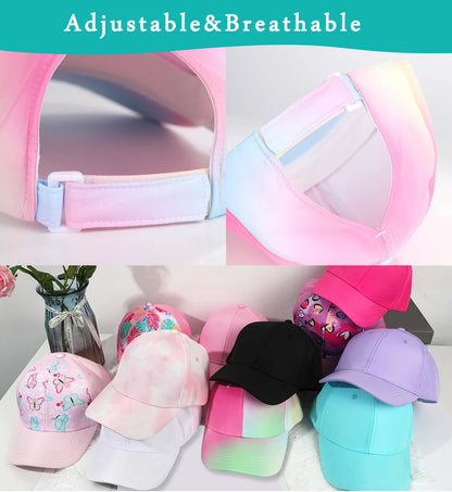 Fashion High Ponytail Kids Boy Hat Sun Hats Baseball Caps Baby Children Peaked Caps Hat