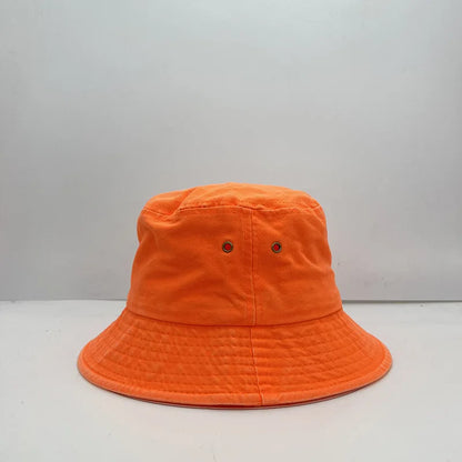 Fluorescent Green Bucket Hat Four Seasons Candy Color