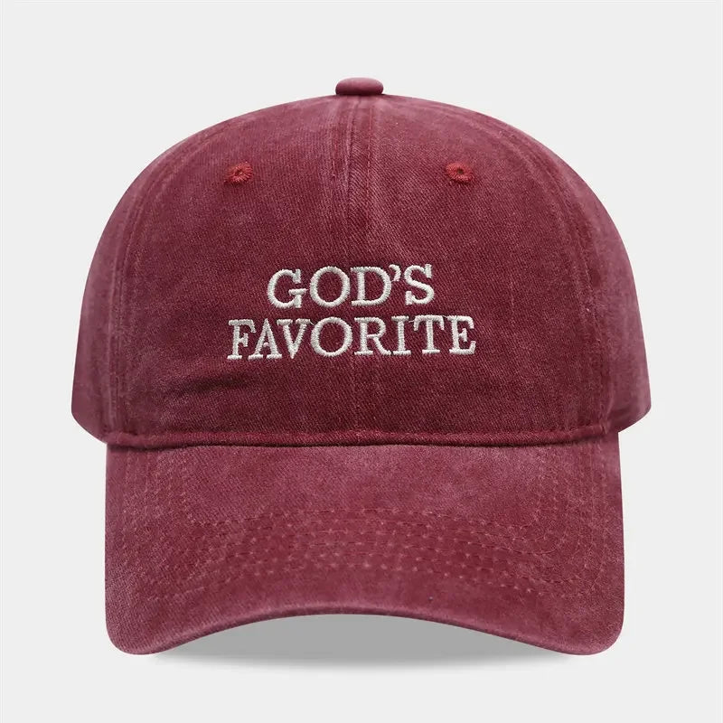 Cotton Letter Casquette Baseball Cap