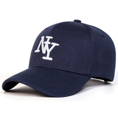 Unisex NY Letter Embroidery Baseball Caps Spring And Autumn Outdoor