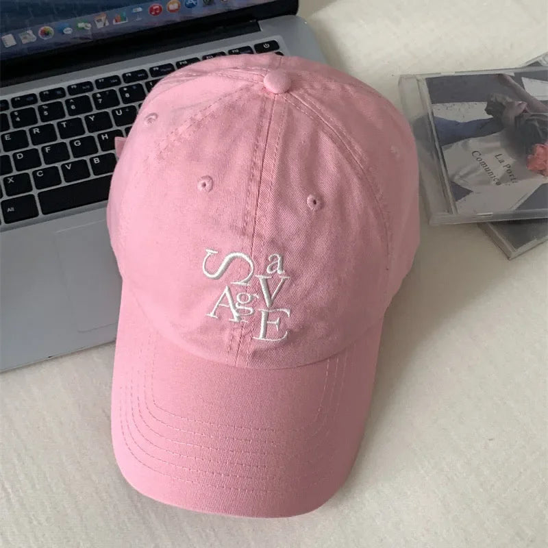 Unisex Letter Embroidery Baseball Caps