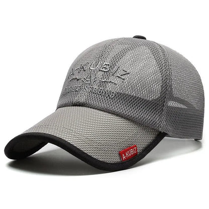 Summer Hats For Men And Women Mesh Baseball Caps Fashion Embroidered Visor Hat
