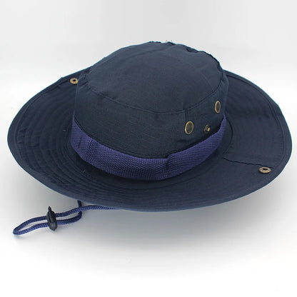 Camouflage Tactical Bucket Hat Summer Men Boonie Hat Outdoor
