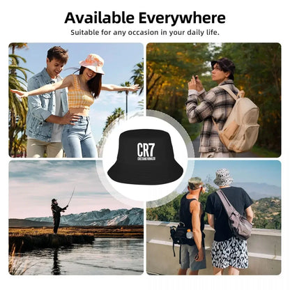 Cristiano Ronnaaldo Cr7 Bucket Hats Panama For Man Woman
