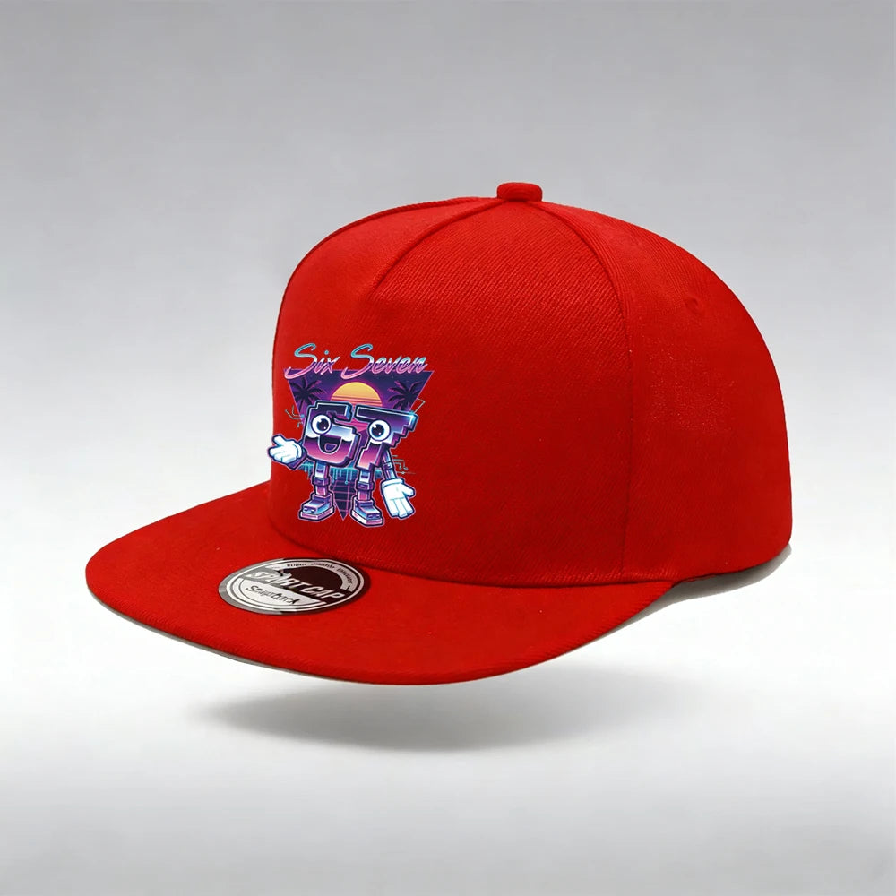 1/2PC67 Robot Patterned Baseball Cap