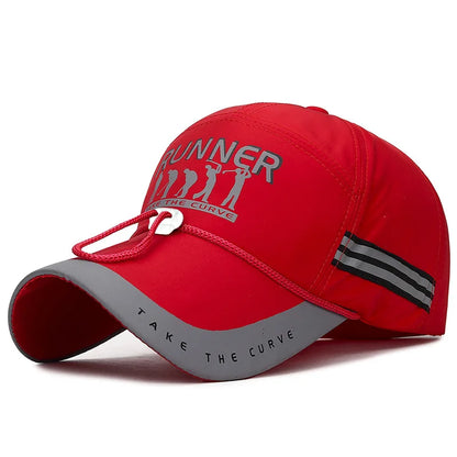 Men's Peaked Cap Breathable Sports Cap Long Brim Sunscreen Baseball Cap For Men Fashion