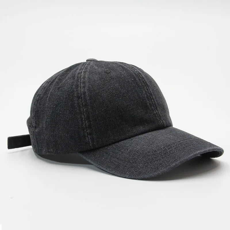 Denim Cotton Baseball Cap Cowboy Jean Hat Dad Trucker Hat