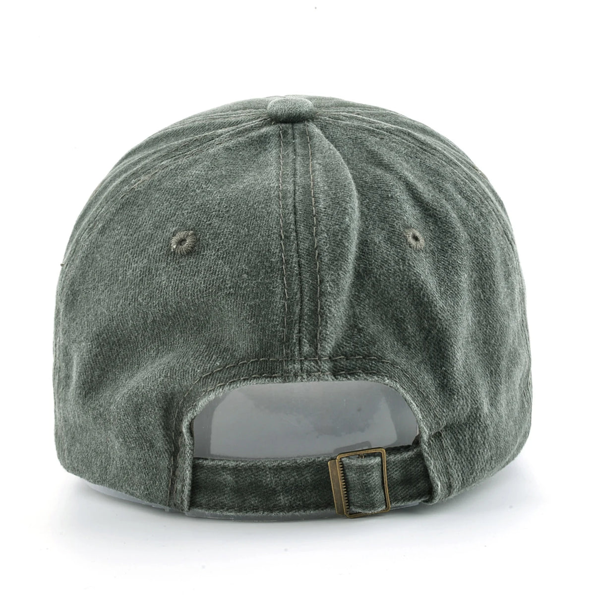 Vintage Denim Baseball Cap With Embroidery Animals
