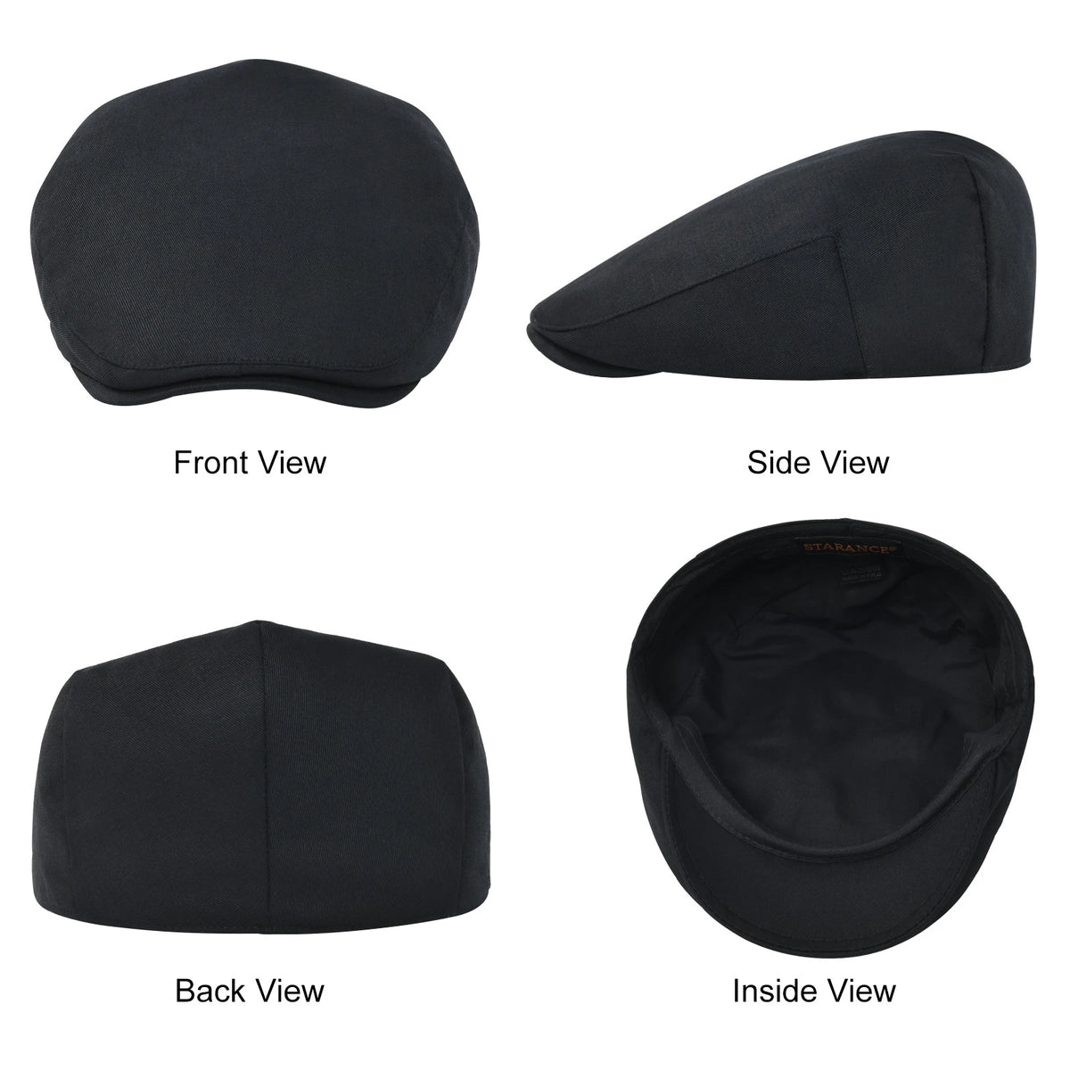 Men's Cotton Ivy Gatsby Newsboy Hat