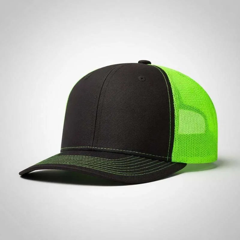 Hot Sale Unisex Cap Slight Curved Brim Style Trucker Hat