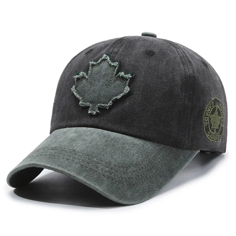 Maple Leaf Retro Baseball Men And Women