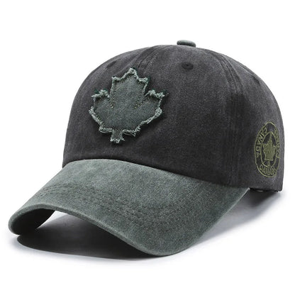 Maple Leaf Retro Baseball Men And Women