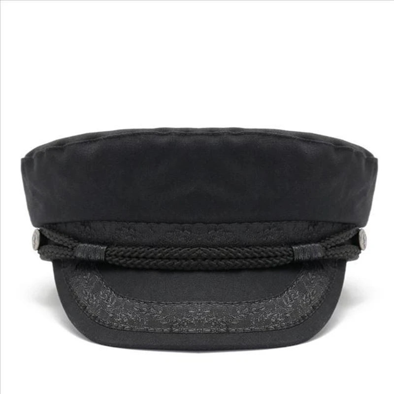 Large Size Navy Cap Small Head Flat Hat Army Hat