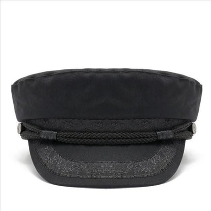 Large Size Navy Cap Small Head Flat Hat Army Hat