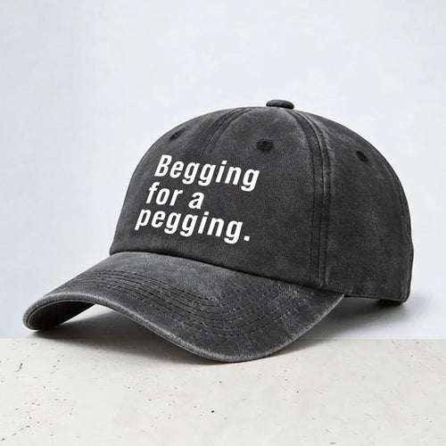A Pegging Letter Baseball Cap
