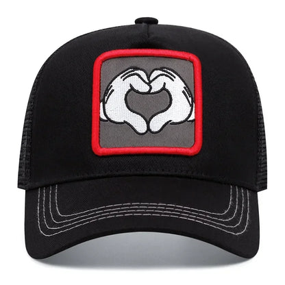 High Quality Brand Anime Cartoon Snapback Cotton Baseball Cap Men Women