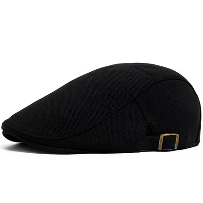 New Spring Autumn Beret Men Pineapple Pattern Fabric Casual Vintage Newsboy Hat