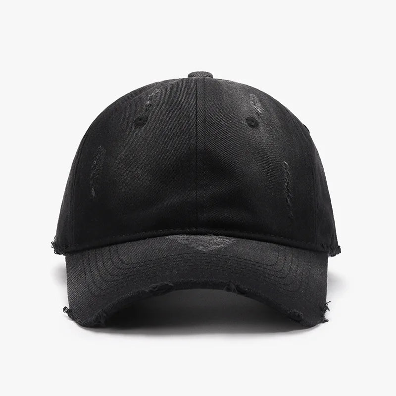 Women's Washed Distressed Baseball Cap For Outdoor Sports