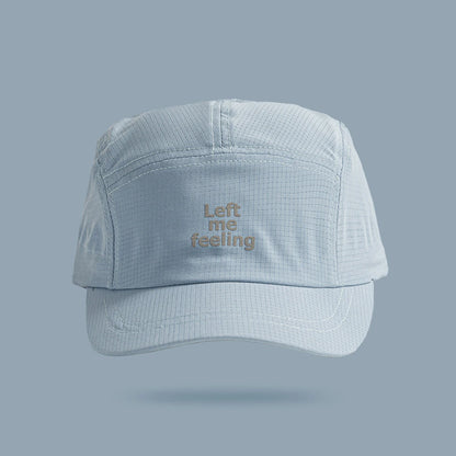 Small-Checkered Printed Quick-Drying Baseball Cap
