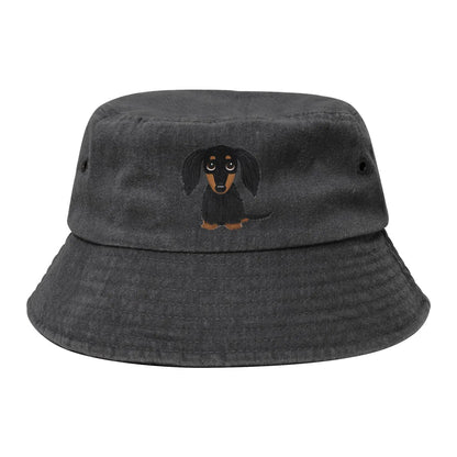 Street I Love My Weiner Dog Dachshund Bucket Hats