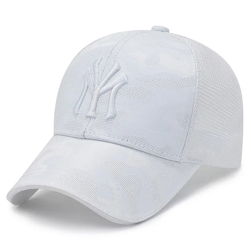 Fashion Letter Embroidery Camouflage Baseball Hats Spring And Autumn Outdoor