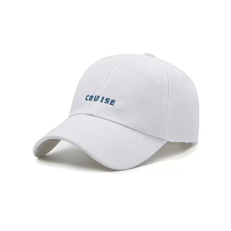 Unisex Baseball Cap Korean Style Trendy Streetwear Letter Embroidered Versatile Dad Hat