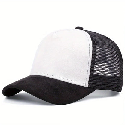 New Summer Mesh Baseball Cap Women Men Letter Patch Snapback Hat