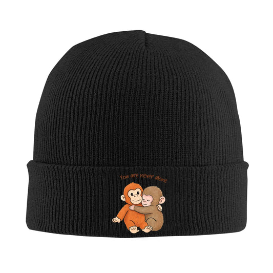 Female Male Team Punch, Punch The Monkey Monkey Punch Beanie Hats