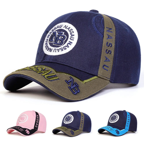 Unisex Letter Embroidery Baseball Caps Spring And Autumn