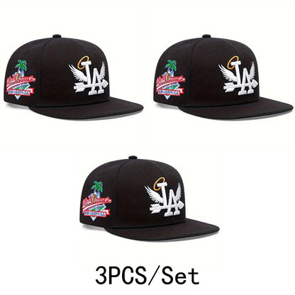 Fashion Unisex LA Embroidery Baseball Caps