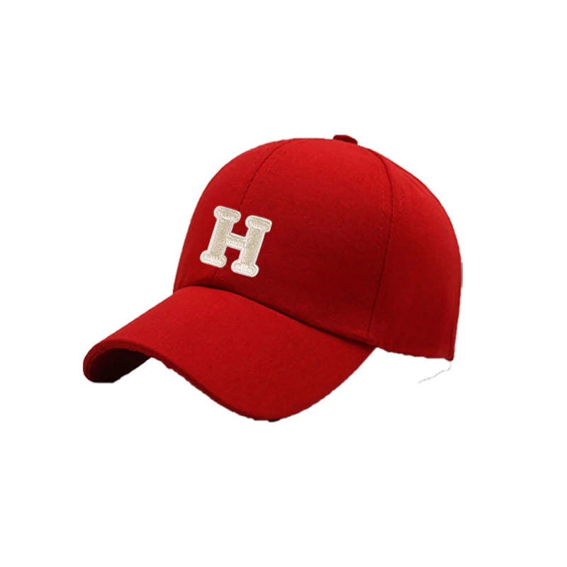 1pc Unisex A-Z Letter Pattern Sun-Shading Baseball Hat
