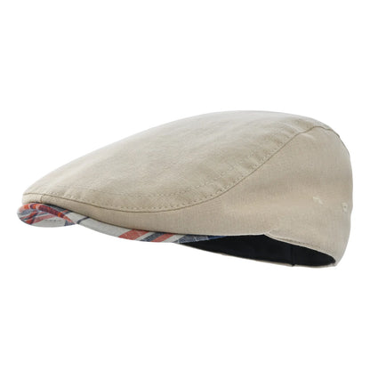 Linen Cap Irish Flat Cap For Men Casual Fitted Newsboy Cap