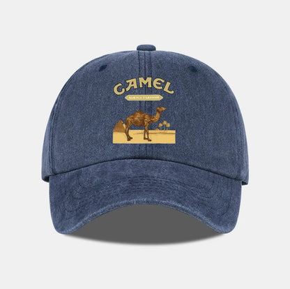 Camel Print Baseball Cap Classic Minimalist Retro Style Breathable Soft Fabric Perfect Daily Wear Adjustable