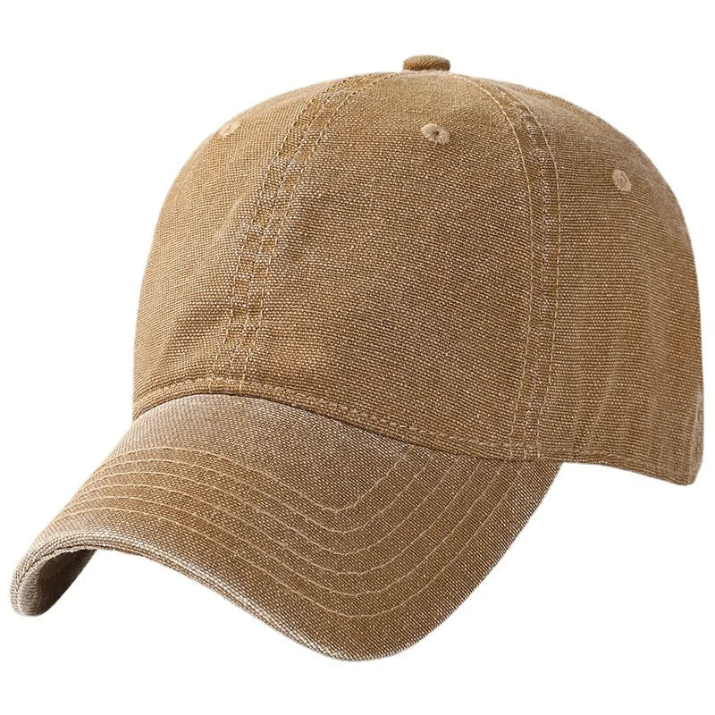 Denim Cotton Wash Snapback Hats Women Summer Sun Cap Big Head Man