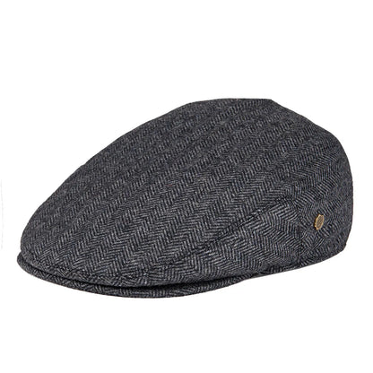 Wool Tweed Herringbone Irish Cap Men Women Beret Outdoor