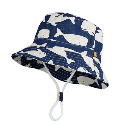 Animal Print Kids Adjustable Fisherman Hat