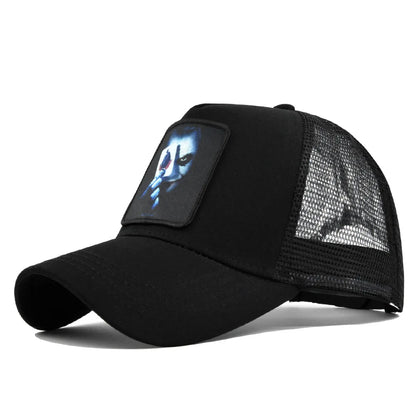 Snapback Caps Summer Breathable Baseball Cap Patch Embroidery Bones Unisex Hip Hop Hats