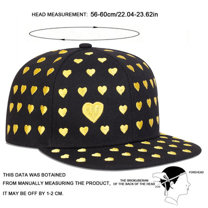 Unisex Poker Embroidery Hip Hop Hat Outdoor