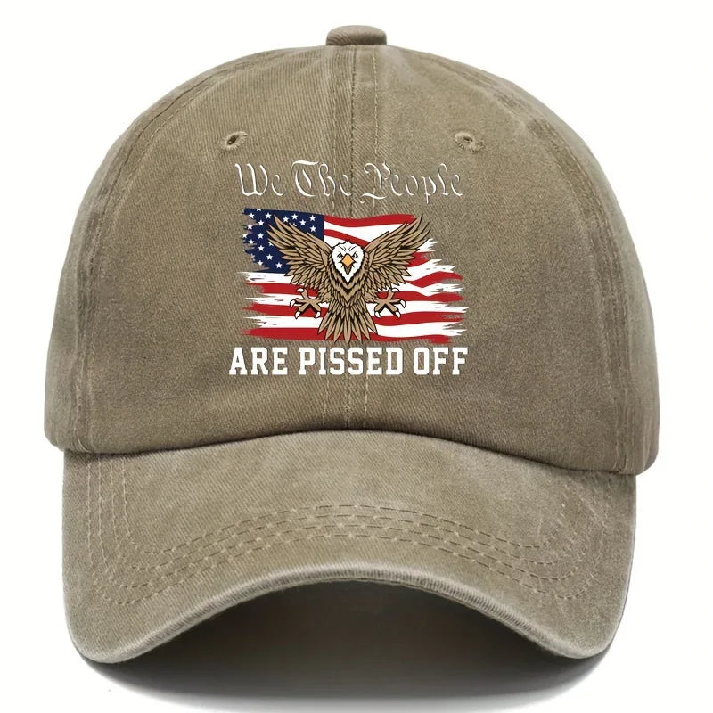 Eagle Print Pattern Street Retro Baseball Cap