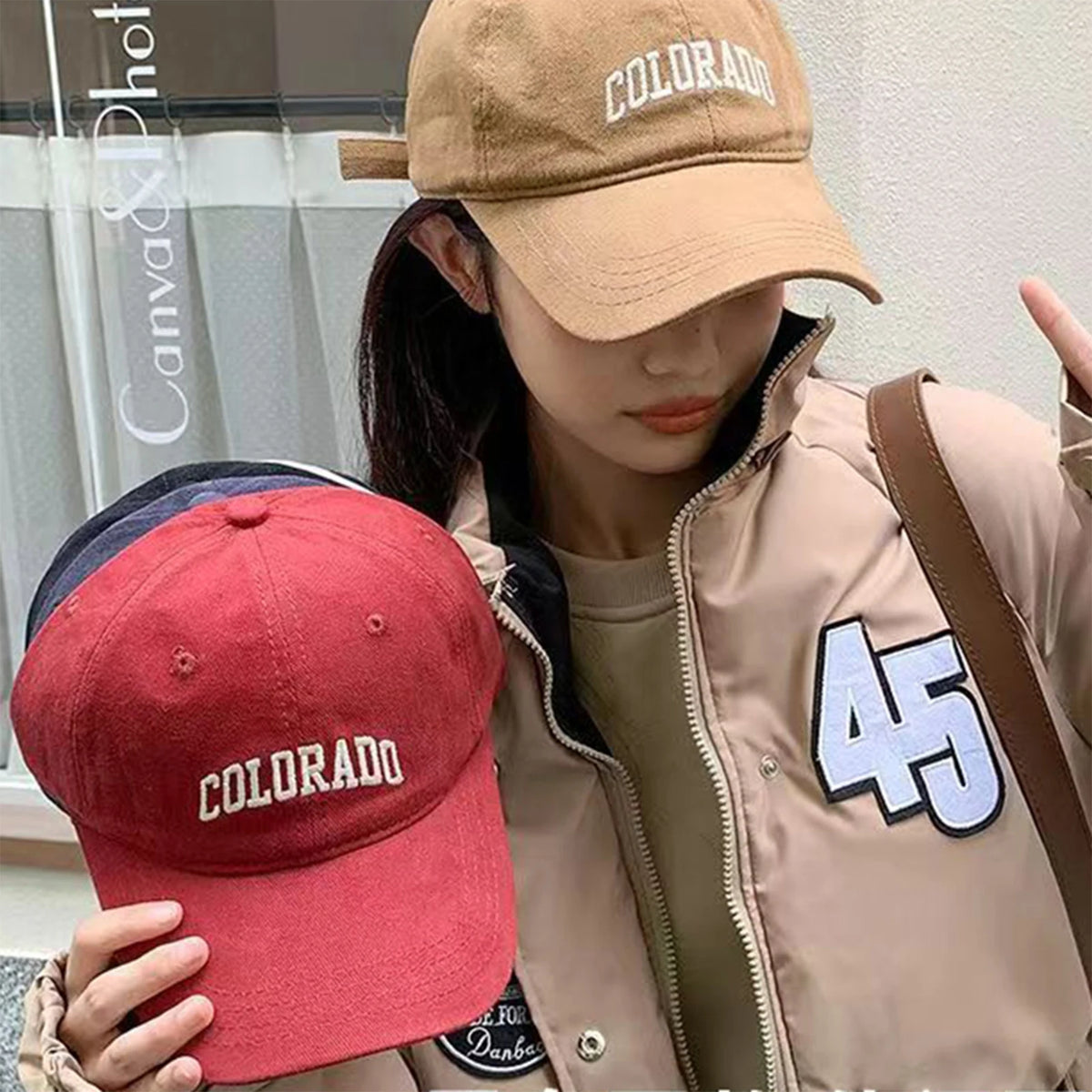 Soft Cotton Baseball Caps Solid Letter Embroidery Men Women